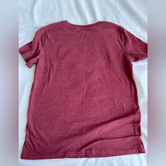 Cat & Jack Maroon Pizza Pi Short Sleeve Tee Kids Medium 8-10 March 14 3.14‎ - Picture 3 of 3